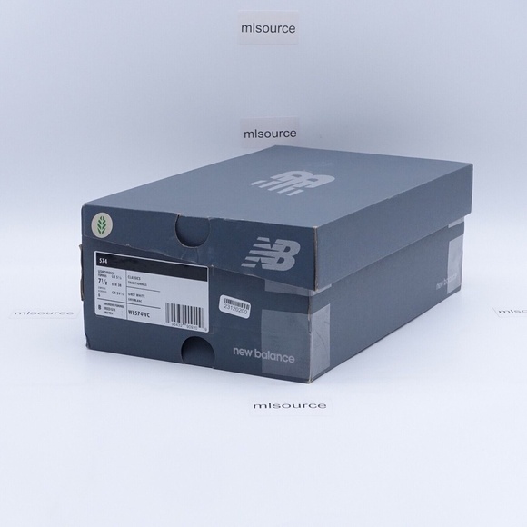 NEW New Balance 574 Sneakers WL574WC Grey/White/Floral - Picture 13 of 15